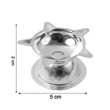 Stainless Steel Lotus Design Diya (1 Pc)