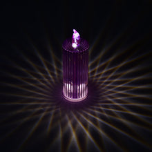 Big Simple Candles for Home Decoration, Crystal Candle Lights, Diwali (Multicolor)