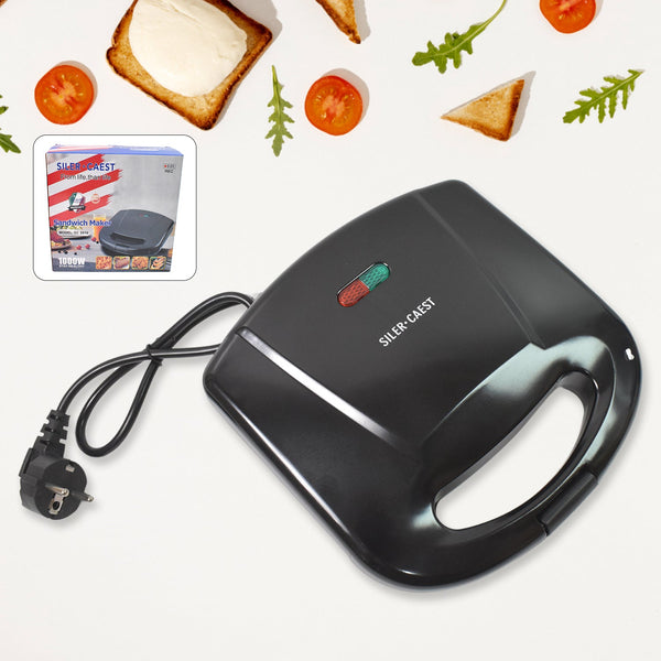 Sandwich Maker, Makes 2 Square Shape Sandwich | Non-Stick Plates| Easy to Use with Indicator Lights