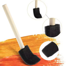 Multipurpose Sponge Brushes for Painting with Wooden Handles