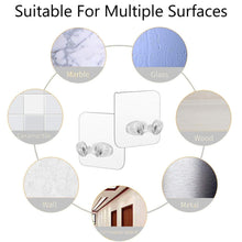 Transparent Self-Adhesive Wall Hook – Drill-Free, Waterproof & Oil-Proof for Toothbrush, Socket (1 Pc)