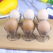 Stainless Steel Spring Egg Cup Holder (1 Pc)