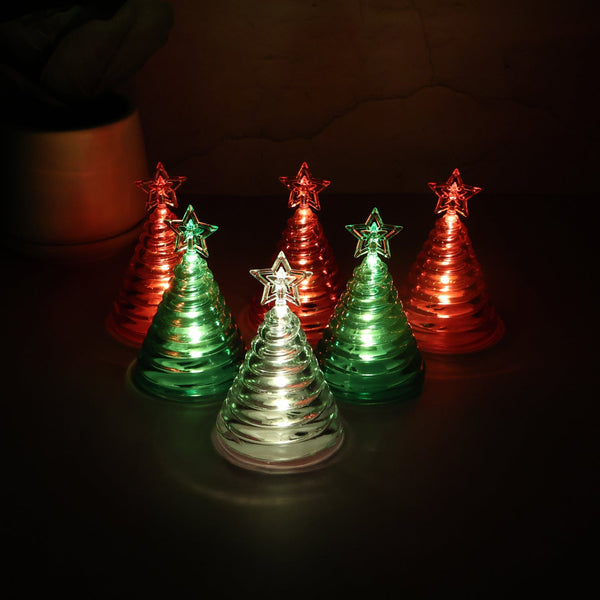LED Christmas Tree Decorative Lights - (6 Pc / Set)