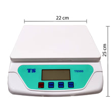 High-precision digital kitchen weighing scale for cooking and baking.