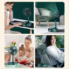Adjustable Portable Desktop Fan - Telescopic Silent Personal Cooling for Office & Travel (Battery Not Include)