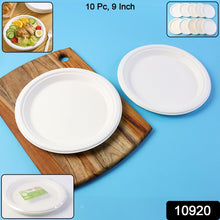 Freshee 9 Inch Compostable Bagasse Plate (10 Pc)
