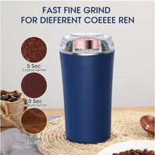 Portable 4-Blade Mini Grinder & Blender for Home & Office