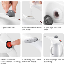 Portable Handheld Garment & Facial Steamer (1 Pc)