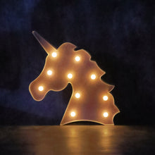 Unicorn Shaped LED Decorative Night Light (1 Pc)