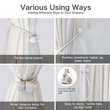 Magnetic Curtain Tiebacks - (2 Pc / Set)