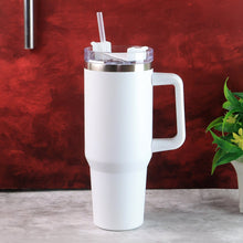 White Extra Large Insulated Travel Mug 