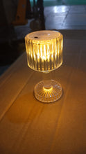 Mini Acrylic LED Desk Lamps Table Lamp Portable Crystal, Diwali (1 Pc / Small)