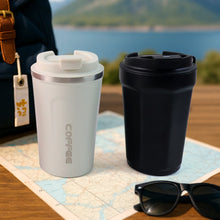 Stainless Steel Coffee Travel bottle with Lid 450 ML Approx, Tumbler (1 Pc)