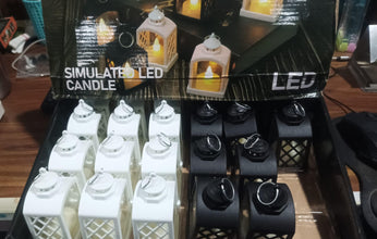 Smokeless Led Light Lantern Lamp, Diwali (24 Pcs Set)