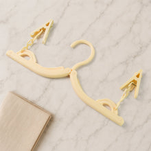 Multipurpose Foldable Cloth Hanger with Dual Clips (1 Pc)