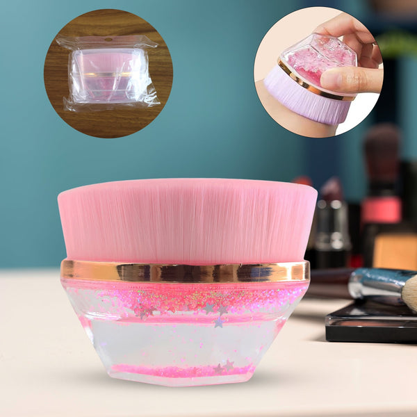Travel-Friendly Gel Handle Cosmetic Brush