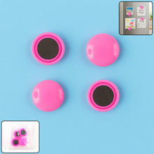 Round Fridge Magnets - (4 Pc / Set)